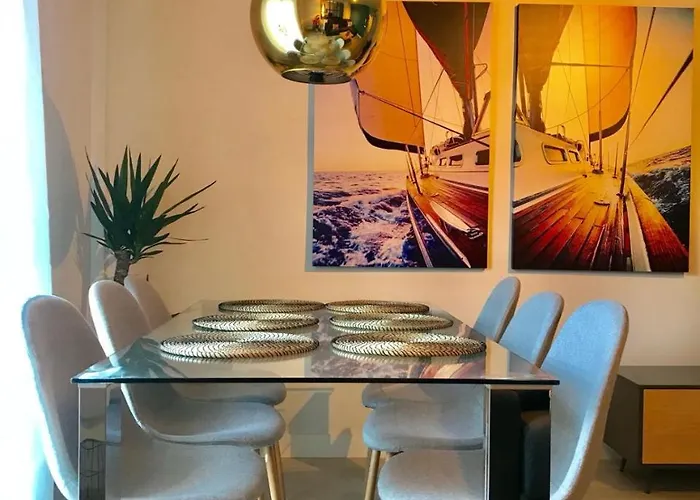 아파트 Lujoso Duplex En La Playa Con Vistas Al Mar